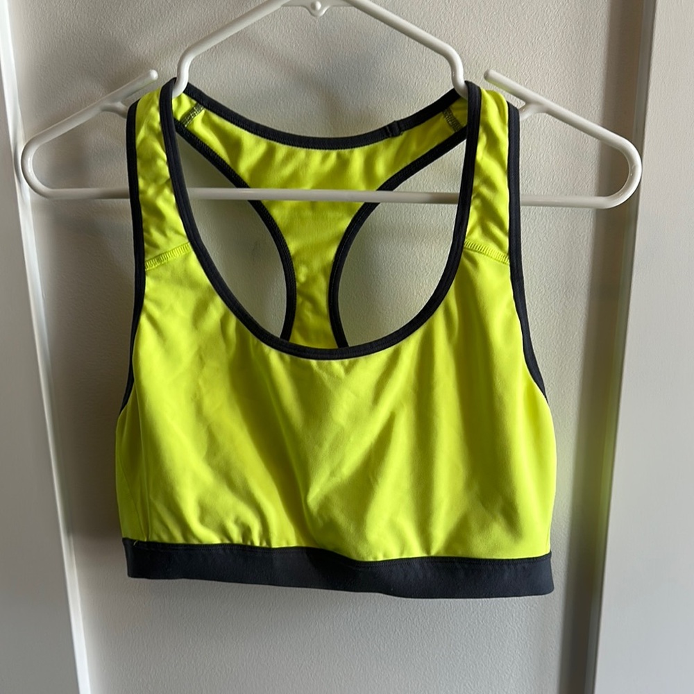 Champion Neon Yellow Sports Bra
